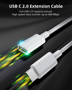 USB C Extension Cable for Magsafe Charger (3.3Ft/1m)
